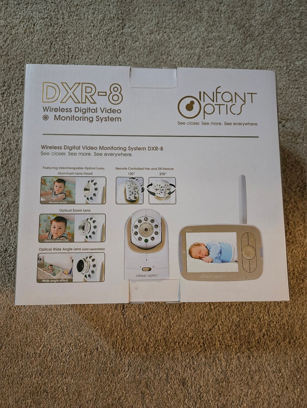 Infant Optics DXR-8 Wireless Video Monitoring System - Picture 2 of 4